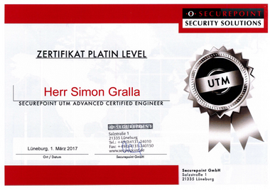 Securepoint Advanced Certified Engineer
