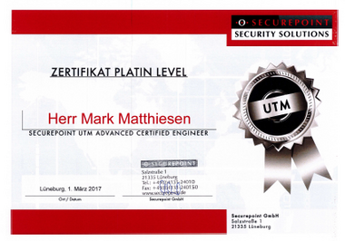 Securepoint Advanced Certified Engineer