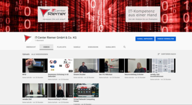 IT-Center Riemer YouTube-Kanal