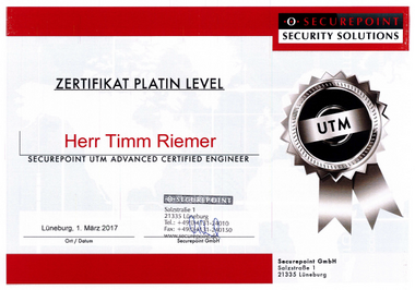 Securepoint Advanced Certified Engineer