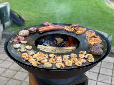 Gemeinsames Grillen