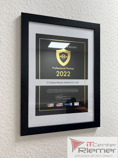Auszeichnung als Professional Partner von Securepoint