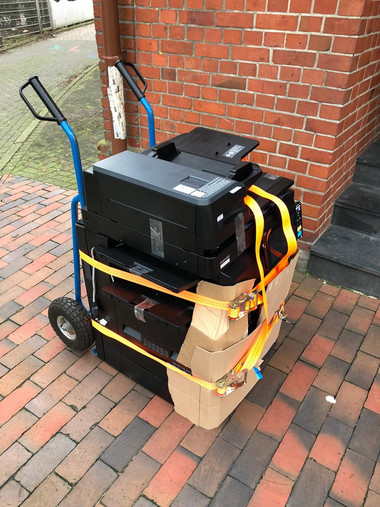 Auslieferung Multifunktionsdrucker
