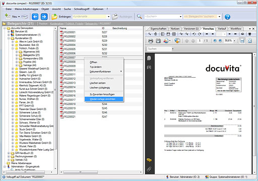 Flexibles und skalierbares Dokumentenmanagement-System docuvita Flexibles und skalierbares Dokumentenmanagement-System docuvita